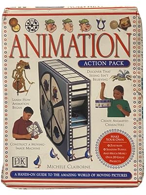 Immagine del venditore per Animation Action Pack: A Hands-On Guide to the Amazing World of Moving Pictures -- Includes Drawing Guide, Moving-Image Machine, Zoetrope, Phenakistoscope, Kinetipic Viewer, Pencil Roller, Flipbook and Gripper, Thaumatrope, Pegboard, and Guidebook venduto da Yesterday's Muse, ABAA, ILAB, IOBA