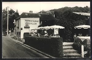 Carte postale Hennequeville, Hotel Restaurant Pillon, Route d`Honfleur - Hennequeville Trouville