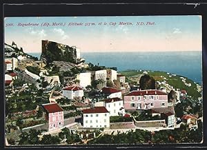 Carte postale Roquebrune, et le Cap Martin