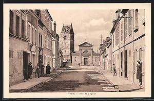 Carte postale Trun, Rue de l`Eglise