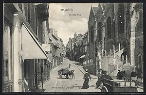 Carte postale Mayenne, Grande-Rue