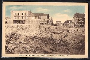 Carte postale Le Croisic, L`Hôtel de l`Océan, Vue sur la mer