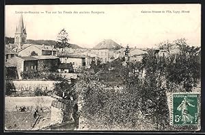 Carte postale Ligny-en-Barrois, Vue sur les Fossés des anciens Remparts