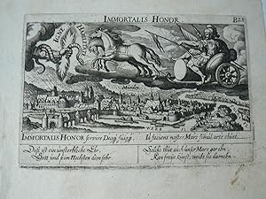 Hann-Münden, anno 1630--Meisner/Kieser Kupferstich, verlegt anno 1630, Ansicht: 10 x 15 cm. Thesa...