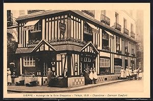 Carte postale Dieppe, Auberge de la Sole Dieppoise