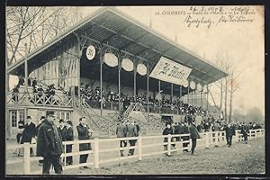 Carte postale Colombes, Stade du Matin, La Tribune