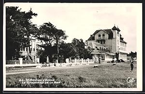 Carte postale St-Brévin l`Ocean, Le Boulveard de la Mer