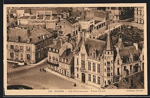 Carte postale Nevers, Vue Panoramique, Place Carnot