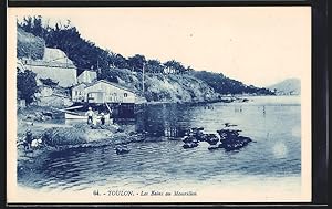 Carte postale Toulon, Les Bains au Mourillon