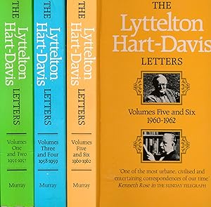 Image du vendeur pour The Lyttelton Hart-Davis Letters: Correspondence of George Lyttelton and Rupert Hart-Davis. 6 volume set in three books mis en vente par Barter Books Ltd