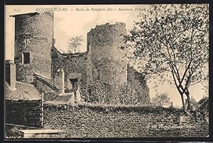 Carte postale Mondoubleau, Restes de Remparts dits Anciennes Prisons