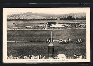 Carte postale Deauville, La Plage Fleurie, L`Hippodrome, Le Pesage