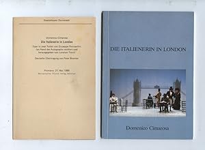 Staatstheater Darmstadt: Programmbuch; Teil: Nr. 95., Domenico Cimarosa, Die Italienerin in Londo...