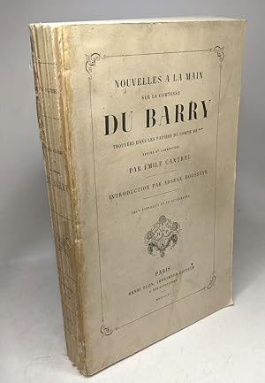 Image du vendeur pour Nouvelle  la main sur la comptesse du Barry - introduction par Arsne Houssaye - deuxf portraits et un autographe mis en vente par crealivres