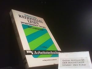 Rationelles Lesen programmiert lernen : e. Lernprogramm zur Einf. in d. erste u. bewährteste dt. ...