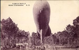 Ansichtskarte / Postkarte Mailly le Camp Aube, Camp de Mailly, Luftballon