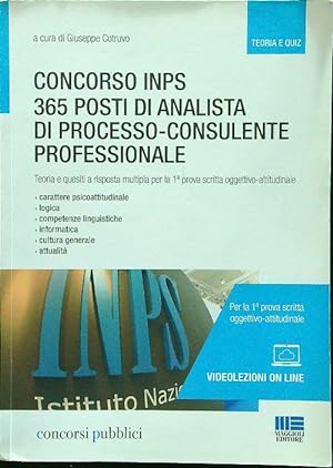 Immagine del venditore per Concorso INPS. 365 posti di analista di processo-consulente professionale venduto da Librodifaccia