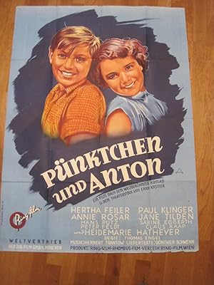 Pünktchen und Anton. Ein Film nach dem weltberühmten Roman von Erich Kästner. Mit Hertha Feiler, ...