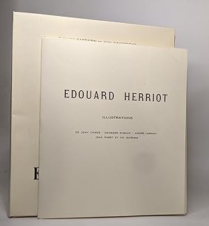 Lot de 2 ouvrages sur "Édouard herriot" - 1er maire du monde homme d'Etat prince des lettres / Il...