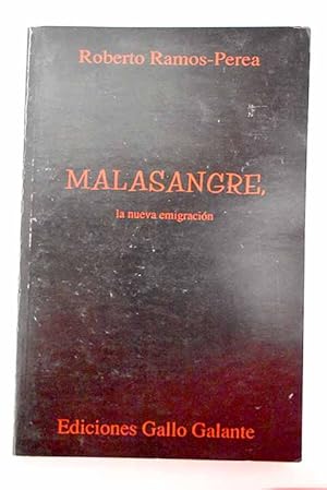 Imagen del vendedor de Malasangre a la venta por Alcan Libros