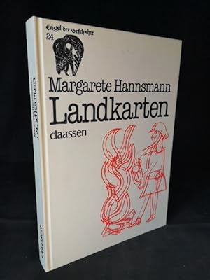 Bild des Verkufers fr Landkarten Margarete Hannsmann. [Mit 17 Ausschnitten aus Hartmann Schedels Weltchronik, 2 vom Stock gedr. Holzschn. u. 34 Reprod. von Holzschn., Lithogr. u. Linolschn. aus d. Jahren 1933 - 1979 von HAP Grieshaber] zum Verkauf von ANTIQUARIAT Franke BRUDDENBOOKS