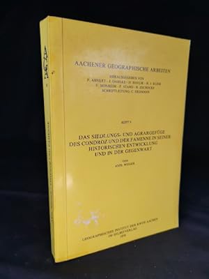 Imagen del vendedor de Das Siedlungs- und Agrargefge des Condroz und der Famenne in seiner historischen Entwicklung und in der Gegenwart. a la venta por ANTIQUARIAT Franke BRUDDENBOOKS