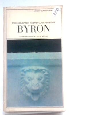 Seller image for The Selected Poetry and Prose of Byron for sale by World of Rare Books