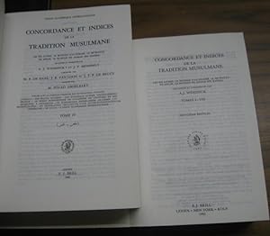 Bild des Verkufers fr Concordance et indices de la tradition musulmane. Vols. I - VIII cpl. en 4 livres. - Les six livres, le Musnad d' Al-Darimi, le Muwatta de Malik, Le Musnad de Ahmad Ibn Hanbal zum Verkauf von Antiquariat Carl Wegner