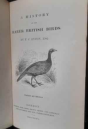 Immagine del venditore per A History of the Rarer British Birds: A Catalogue of British Birds. venduto da Booklore .