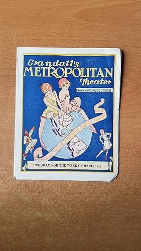 Crandall's Metropoltan Theater, program for week of March 6th, 1927