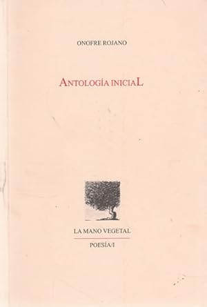 Immagine del venditore per Antologa inicial venduto da Librera Cajn Desastre