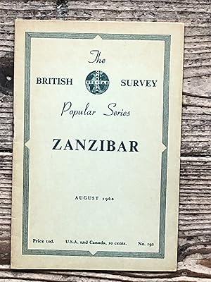 The British Survey Popular Series No. 192 Zanzibar