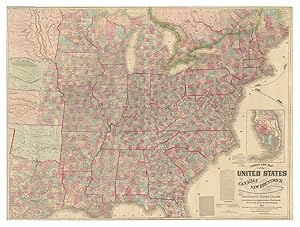 Lloyd's New Map of the United States, the Canadas, and New Brunswick. From the Latest Surveys sho...