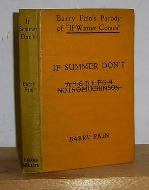 If Summer Don't (1922)