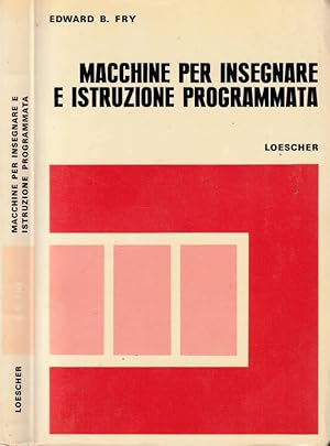 Immagine del venditore per Macchine per insegnare e istruzione programmata venduto da Biblioteca di Babele