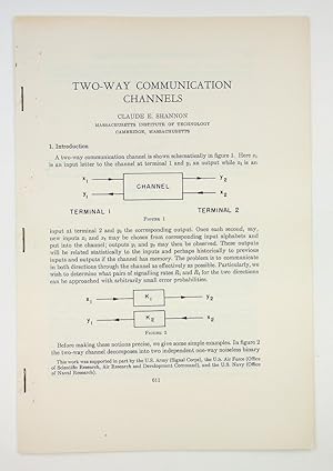 Imagen del vendedor de Two-Way Communication Channels a la venta por Kuenzig Books ( ABAA / ILAB )