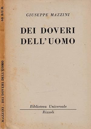 Bild des Verkufers fr Dei doveri dell'uomo zum Verkauf von Biblioteca di Babele