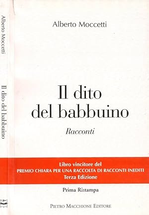 Bild des Verkufers fr Il dito del babbuino Racconti zum Verkauf von Biblioteca di Babele