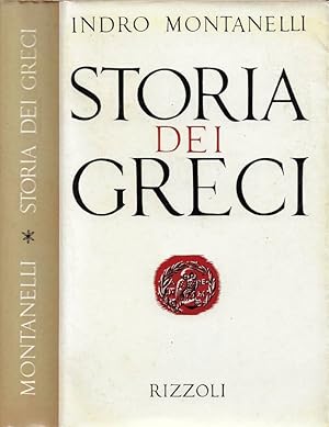 Bild des Verkufers fr Storia dei Greci zum Verkauf von Biblioteca di Babele