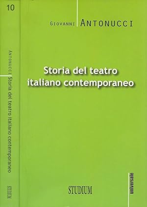 Bild des Verkufers fr Storia del teatro italiano contemporaneo zum Verkauf von Biblioteca di Babele