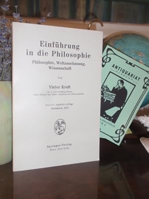 Bild des Verkufers fr Einfhrung in die Philosophie. Philosophie, Weltanschauung, Wissenschaft. zum Verkauf von Antiquariat Klabund Wien