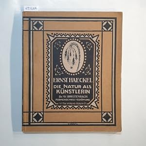 Imagen del vendedor de Die Natur als Knstlerin a la venta por Gebrauchtbcherlogistik  H.J. Lauterbach