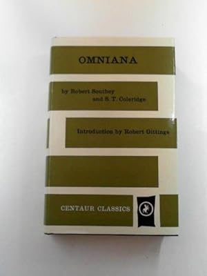 Bild des Verkufers fr Omniana: or Horae Otiosiores zum Verkauf von Cotswold Internet Books