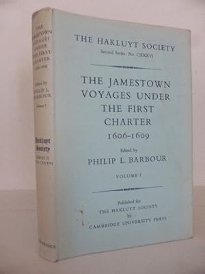 Bild des Verkufers fr The Jamestown Voyages Under the First Charter 1606-1609 Volume I zum Verkauf von Idle Booksellers PBFA