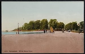 Hampstead White Stone Pond Vintage Postcard
