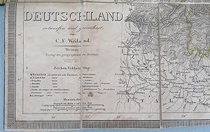 Seller image for Karte von Deutschland [1860] for sale by Antikvariat Valentinska