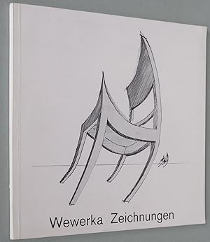 Bild des Verkufers fr Wewerka. Zeichnungen 1955-1971 [Hauptschule Hachhausen, Datteln, 1971; Museum Folkwang Essen, 1972] zum Verkauf von Antikvariat Valentinska