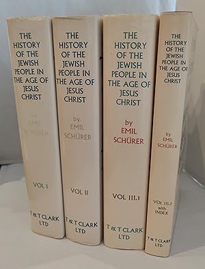 Bild des Verkufers fr The History of the Jewish People in the Age of Jesus Christ, Four Volumes zum Verkauf von The Bookstore