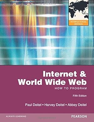 Bild des Verkufers fr Internet & World Wide Web: How to Program: International Edition zum Verkauf von WeBuyBooks