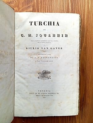 Bild des Verkufers fr Turchia zum Verkauf von Il Salvalibro s.n.c. di Moscati Giovanni